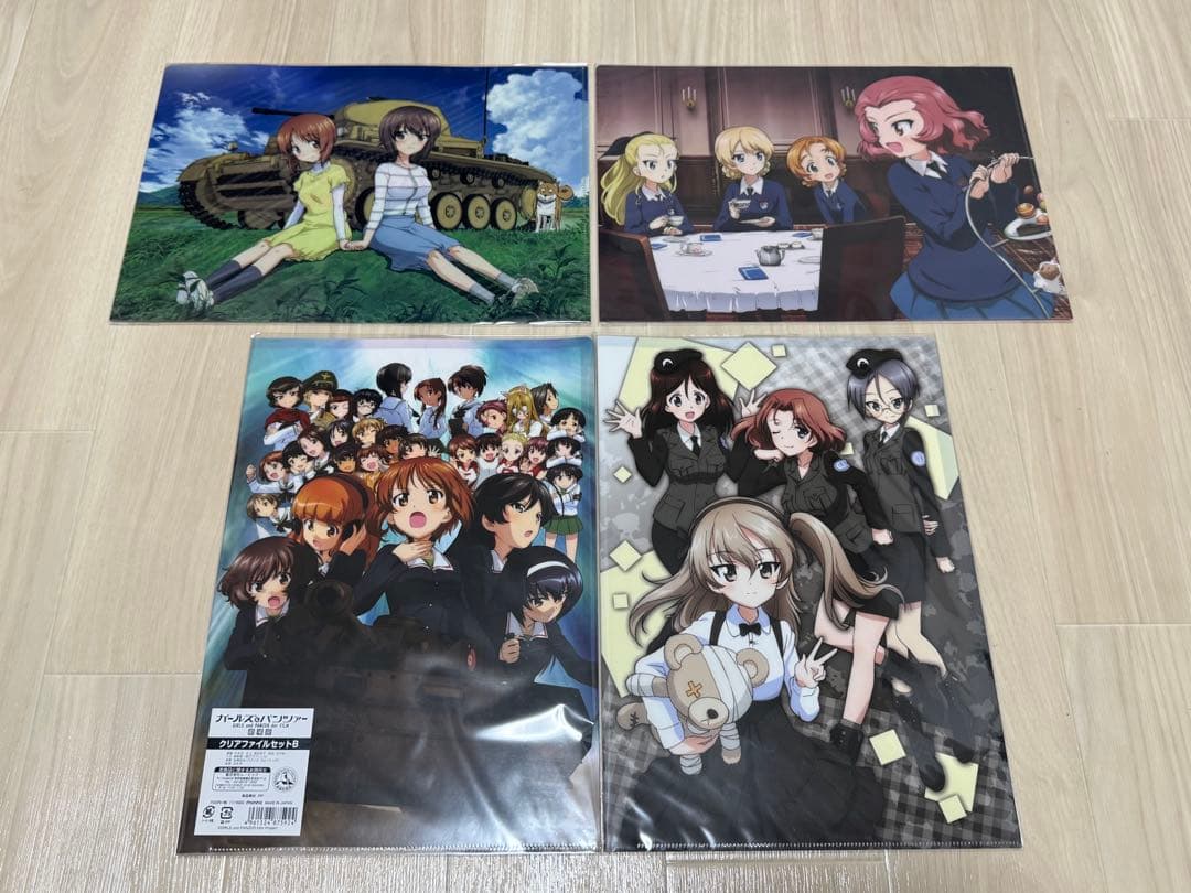 【非売品含む】ガールズ&パンツァー　クリアファイル28枚