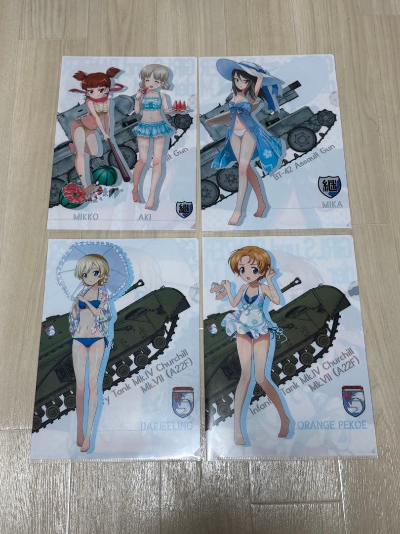 【非売品含む】ガールズ&パンツァー　クリアファイル28枚
