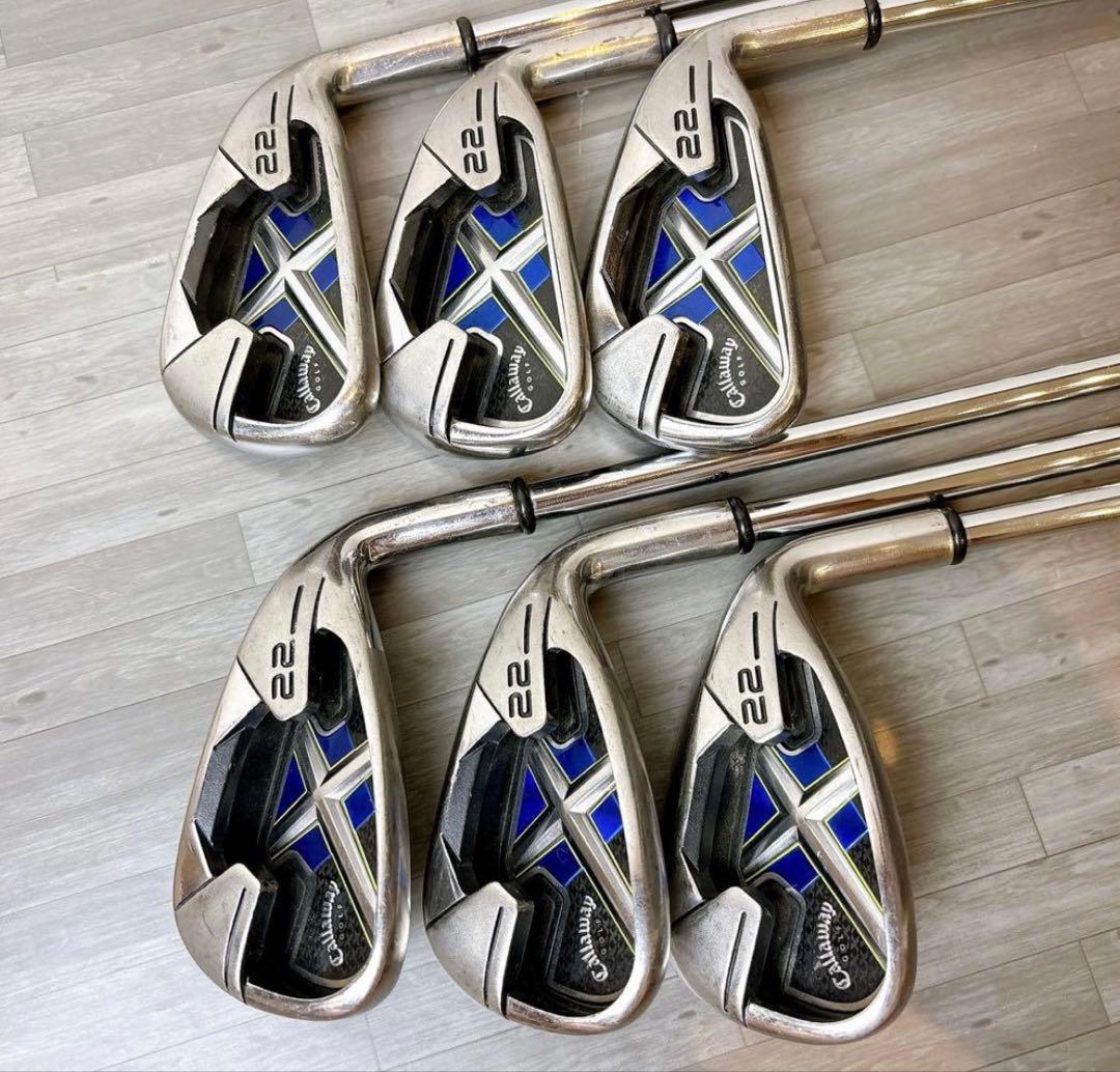 【名器】 Callaway キャロウェイ X-22 6本 アイアン メンズ
