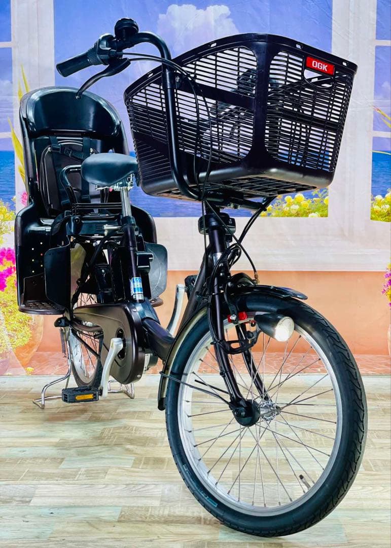 パナソニックギュット⭐️12AH！子供乗せ電動アシスト自転車Y2361