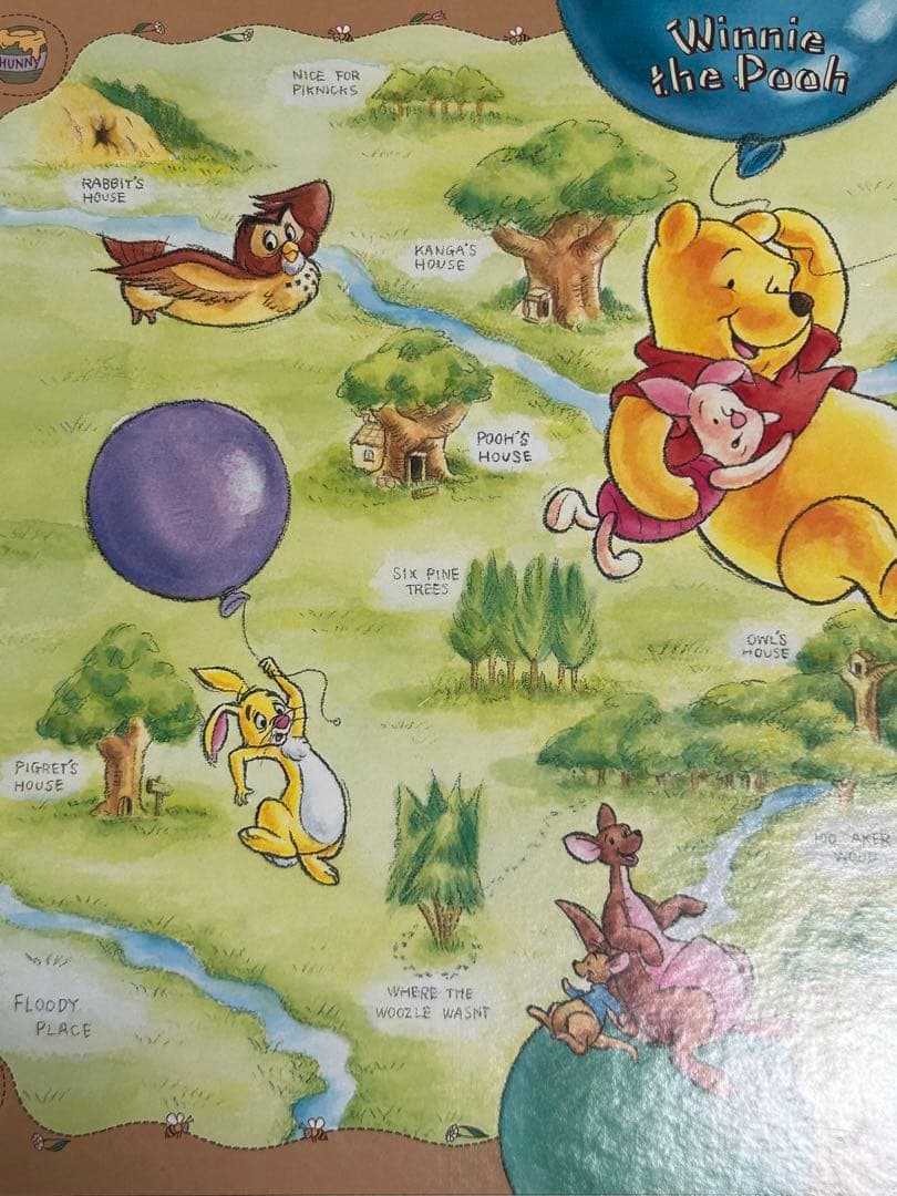 プーさんの森へようこそ！ジグソーパズル　プー　ティガー　イーヨー　カンガ&ルー