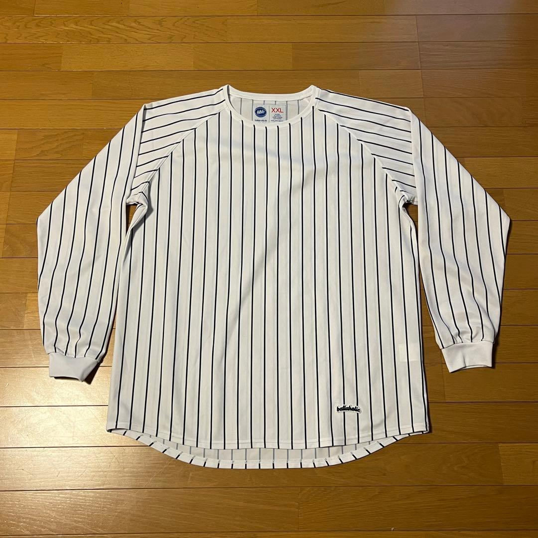 ボーラホリック　クールストライプ長袖Tシャツ