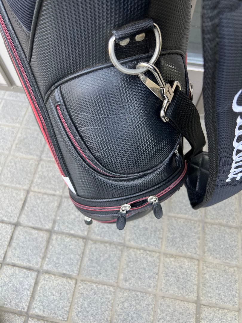 Titleist キャディバッグ 黒赤