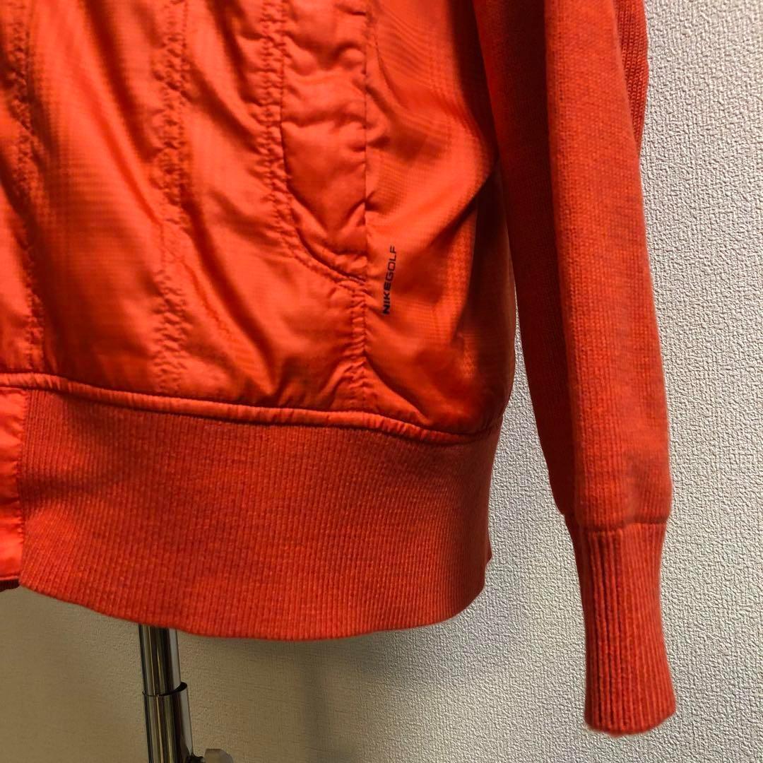ナイキゴルフ ジップアップ ハイブリッド ウール混 ニット ジャケット