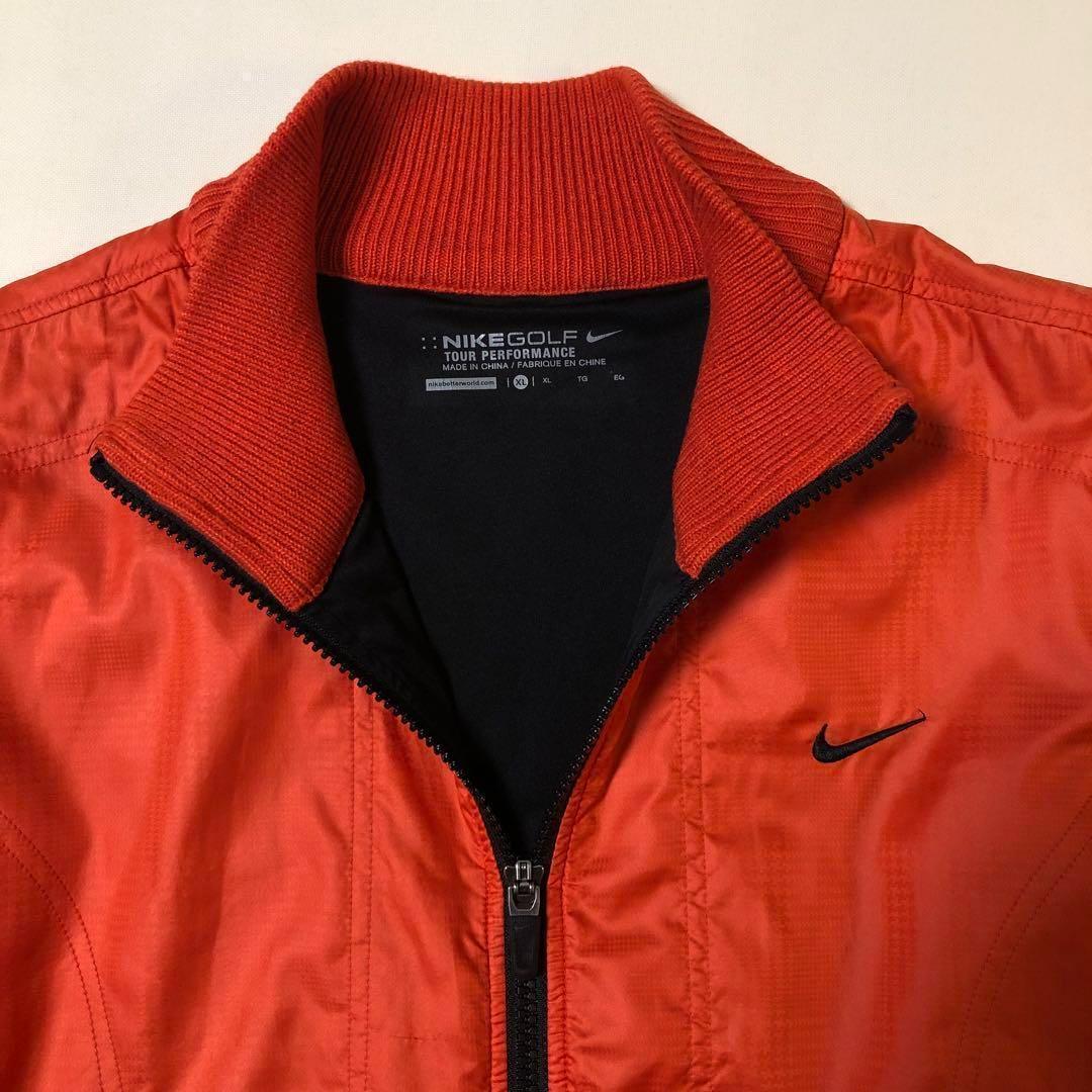 ナイキゴルフ ジップアップ ハイブリッド ウール混 ニット ジャケット