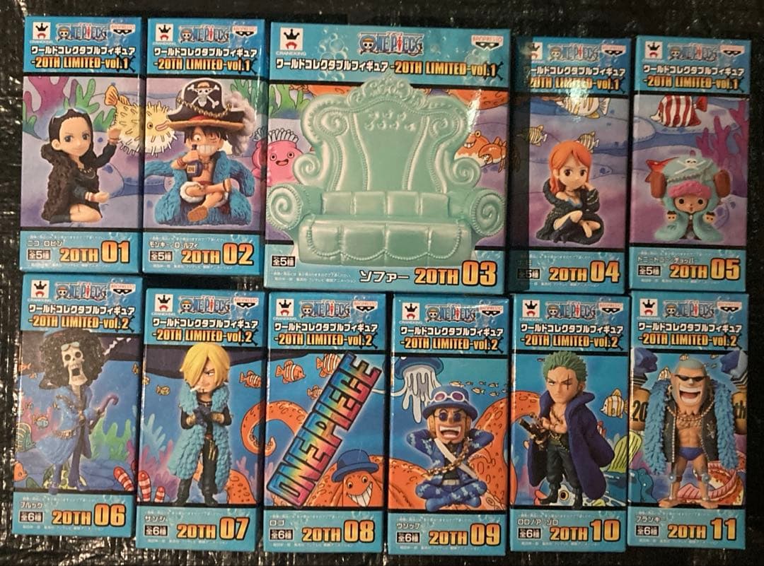 新品未開封　ワンピース　コレクタブル 20th LIMITED 11種セット