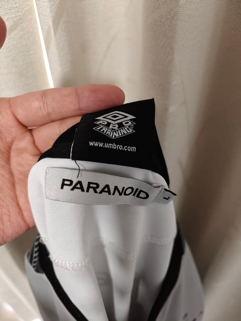 24SS UMBRO × PARANOID 別注 ゲームシャツ 長袖 Lサイズ