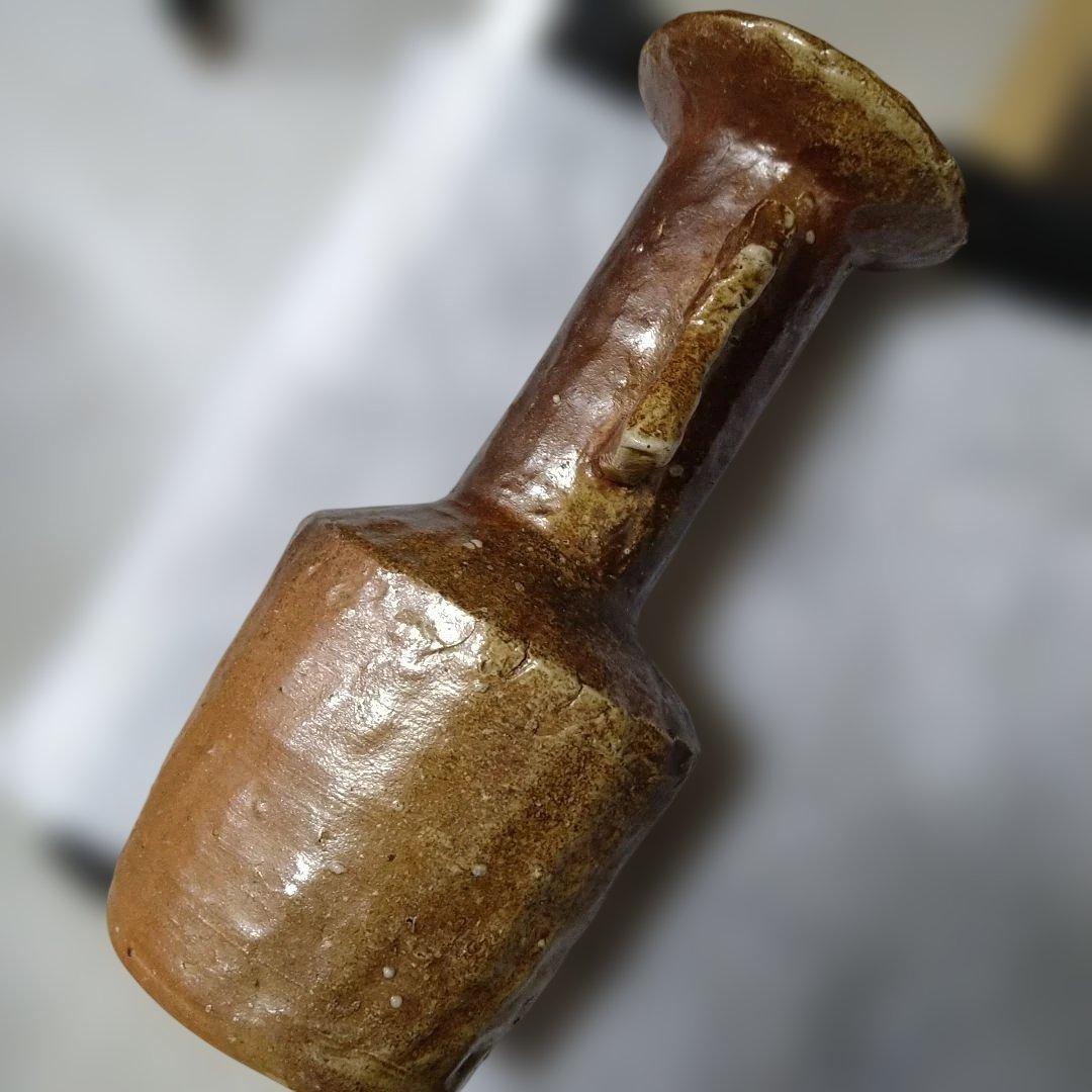 陶器 花瓶 耳付花入
