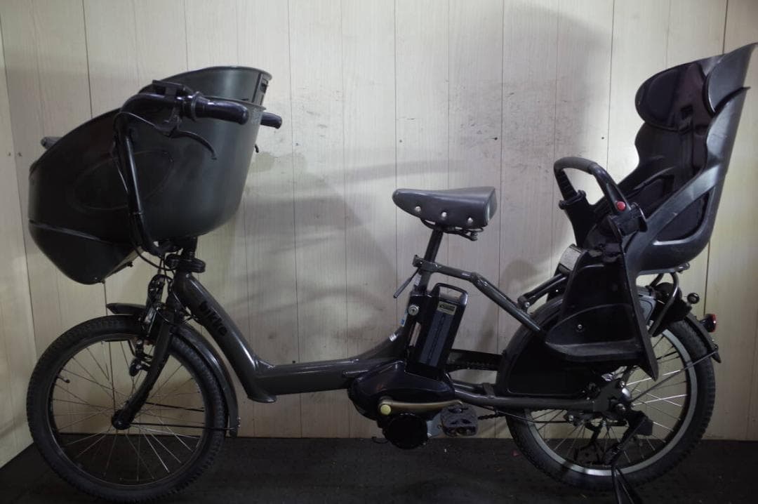 ブリヂストンbikke POLAR e 20型8.7AH 3段 充電器 GREY