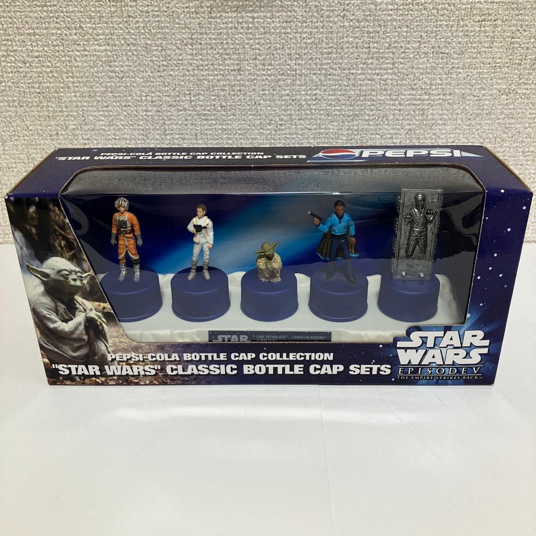 【未開封】スターウォーズ PEPSI クラシックボトルキャップ10セットコンプ