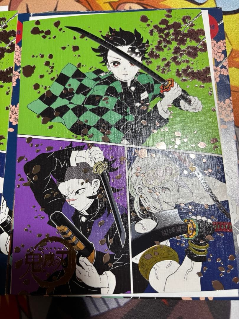 鬼滅　原画展　箔押しイラストカードコレクション　10点セット