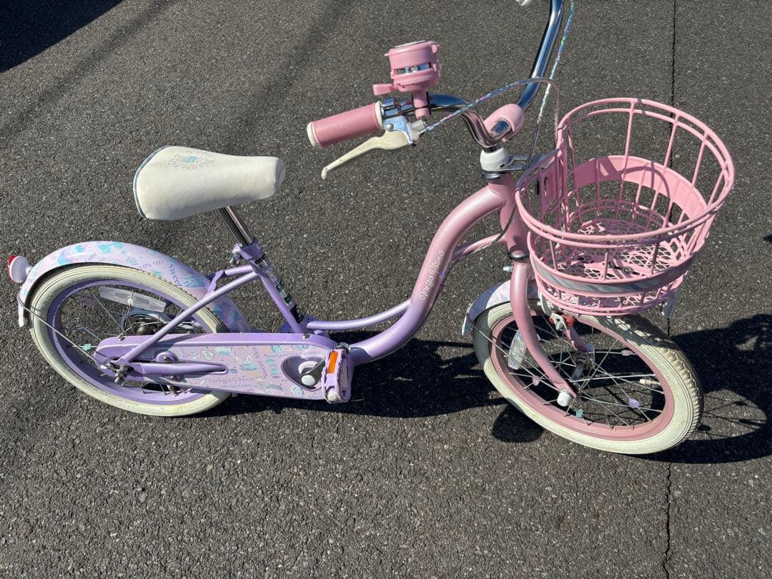 【千葉引取限定】美品 アサヒサイクル 幼児用自転車 16インチ 補助輪付き