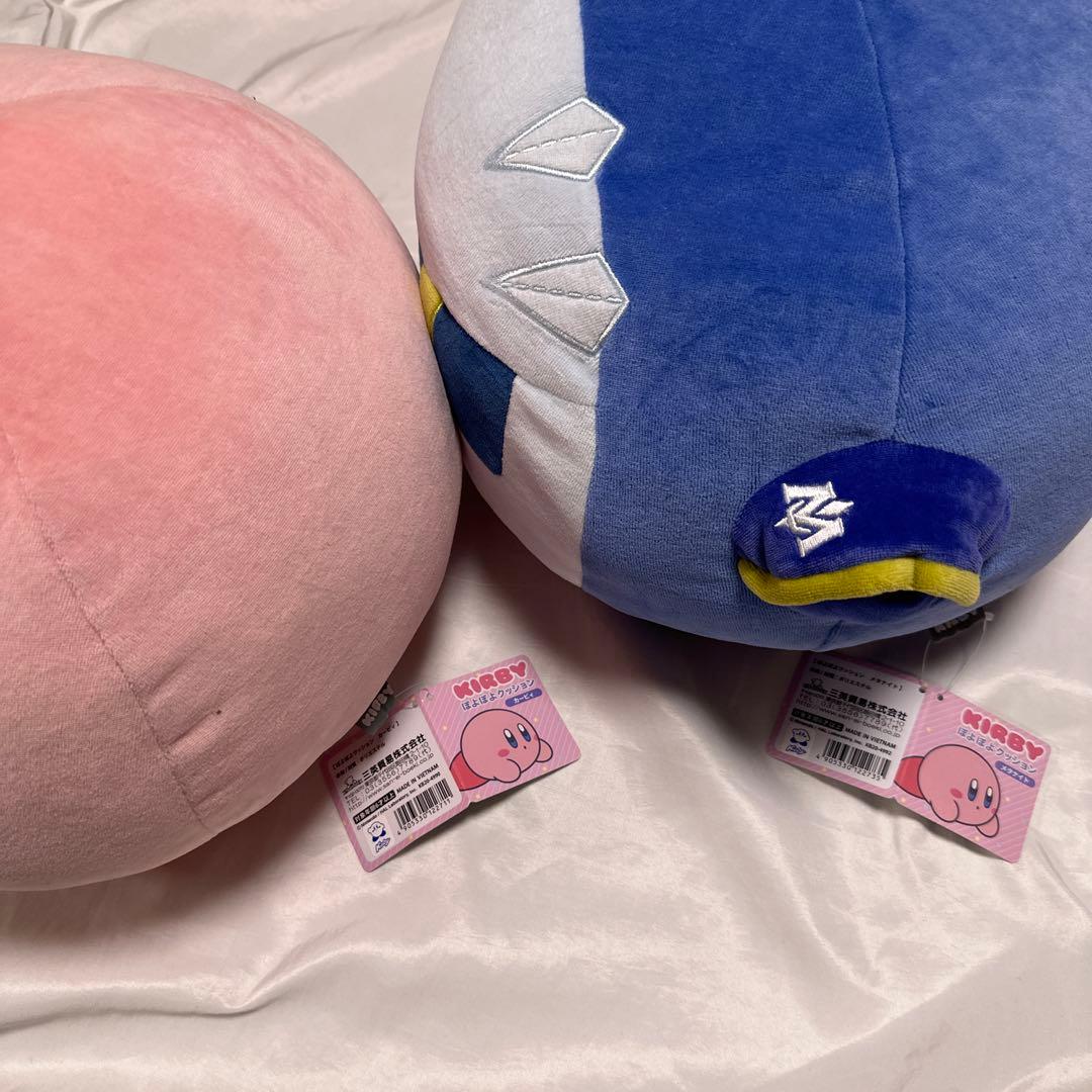 三英貿易　星のカービィ　ぽよぽよクッション　カービィ　メタナイト