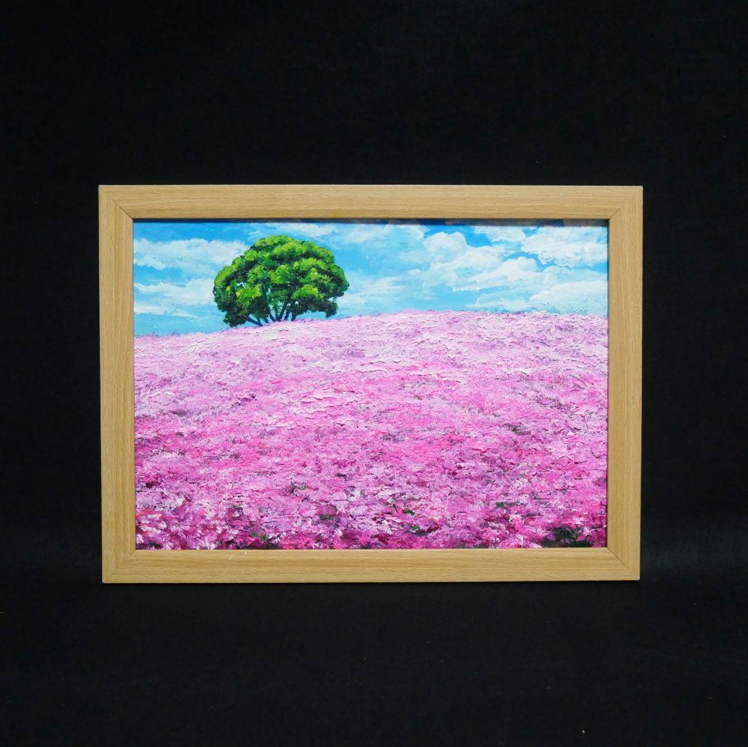 油絵 油彩 油彩画 絵 絵画【桃色吐息】