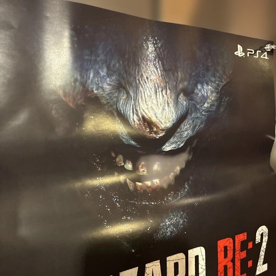 非売品　販促用　バイオハザード RE：2　BIOHAZARD B2 ポスター