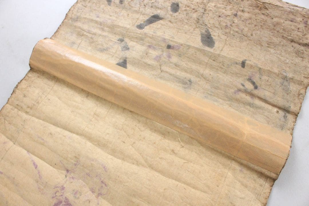 No5950 掛軸　古画　無落款　不動明王坐像　紙本着色　仏教美術　送料無料