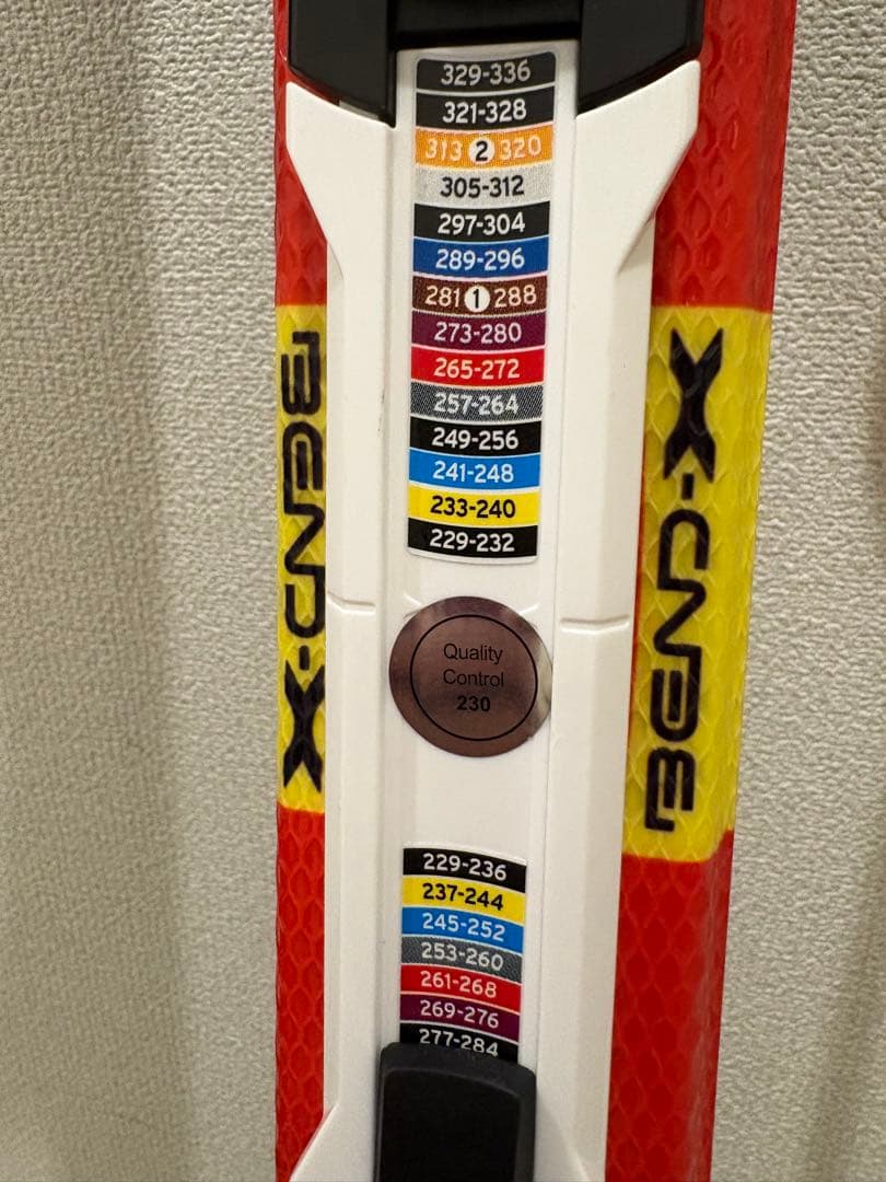 Atomic 150 スキー 板　ビンディング　ストック　ケースセット　赤　白