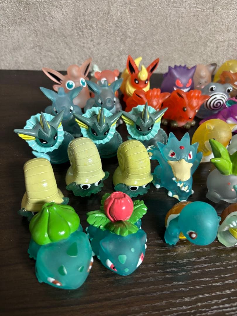 ポケモンキッズ　まとめ売り　初代　クリア　指人形　ポケットモンスター　平成レトロ