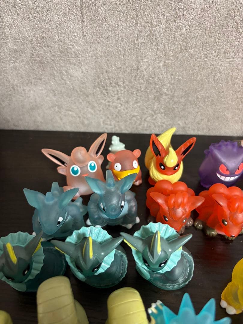 ポケモンキッズ　まとめ売り　初代　クリア　指人形　ポケットモンスター　平成レトロ