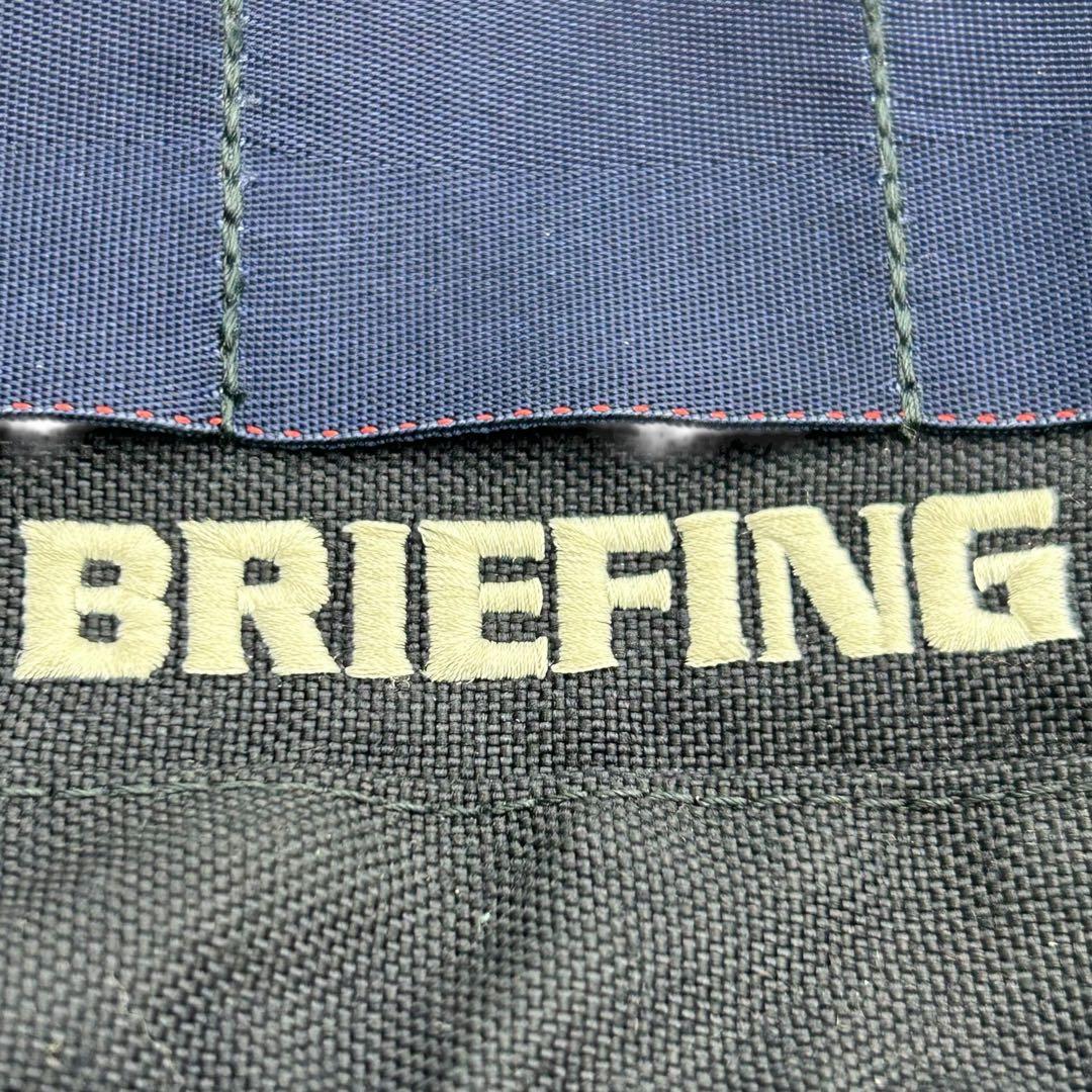 BRIEFING ブリーフィング ゴルフ ポーチ ネイビー ダブルファスナー