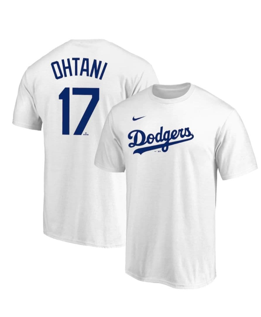 新品未使用正規品　NIKE ドジャース 大谷翔平 Tシャツ 2XL　ホワイト