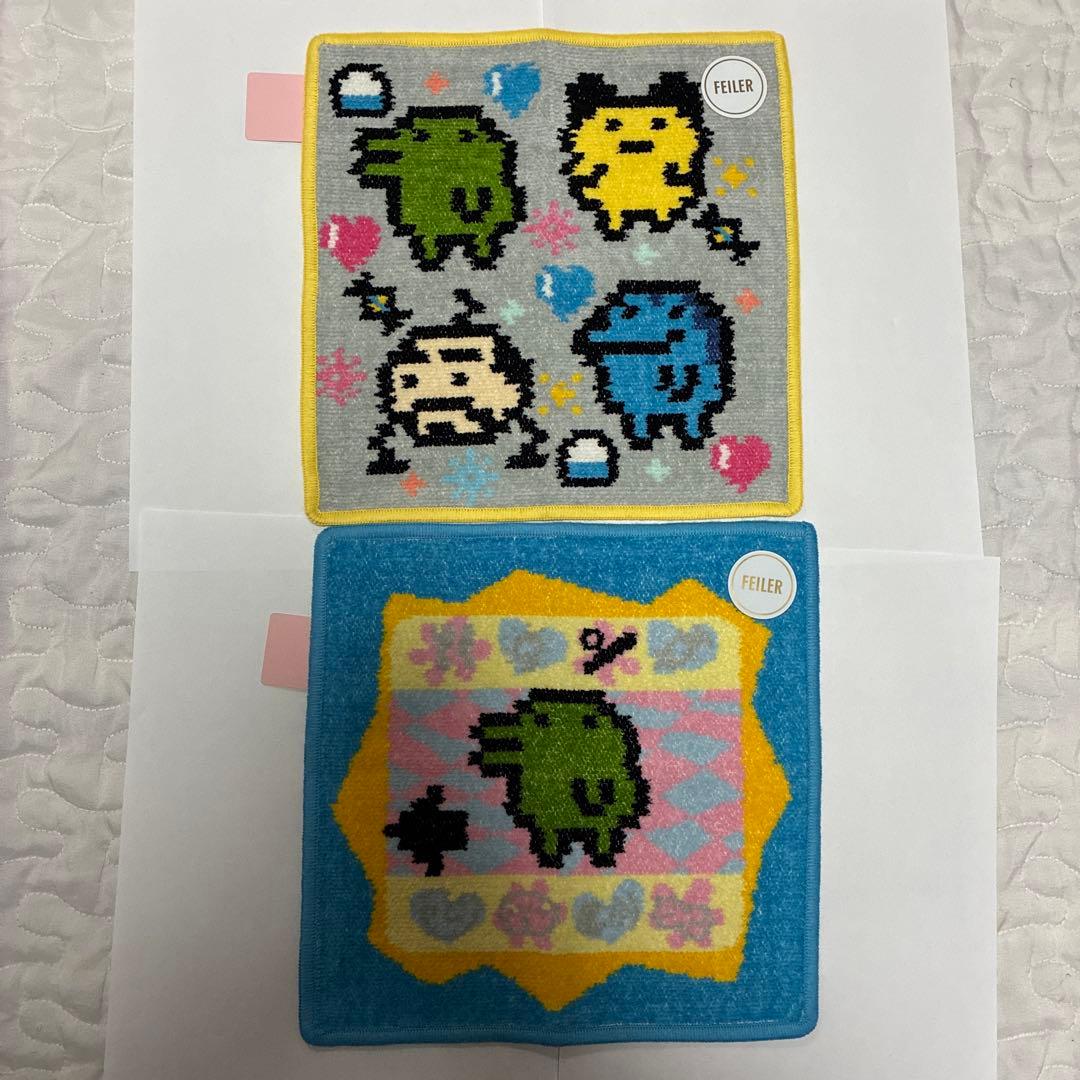 新品タグ付き　フェイラー　たまごっち　ハンカチ　2枚セット