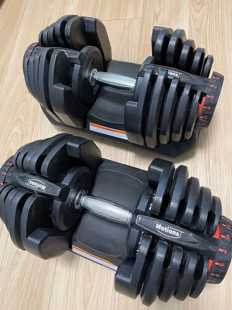 【②】ダンベル　Motions 38kg 1個