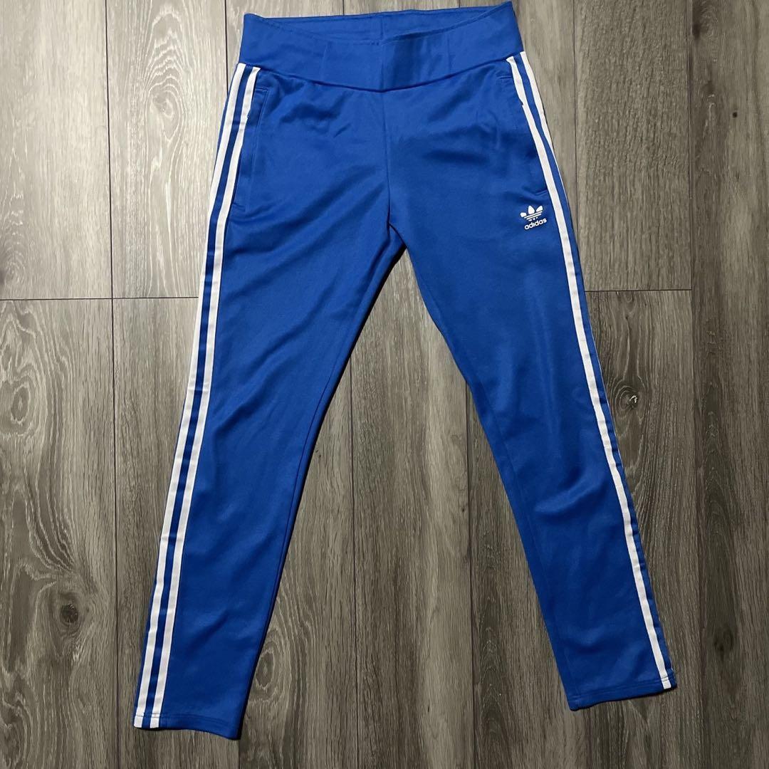 adidas オリジナル　トラックパンツ　ファイヤーバード　アディカラー　ブルー