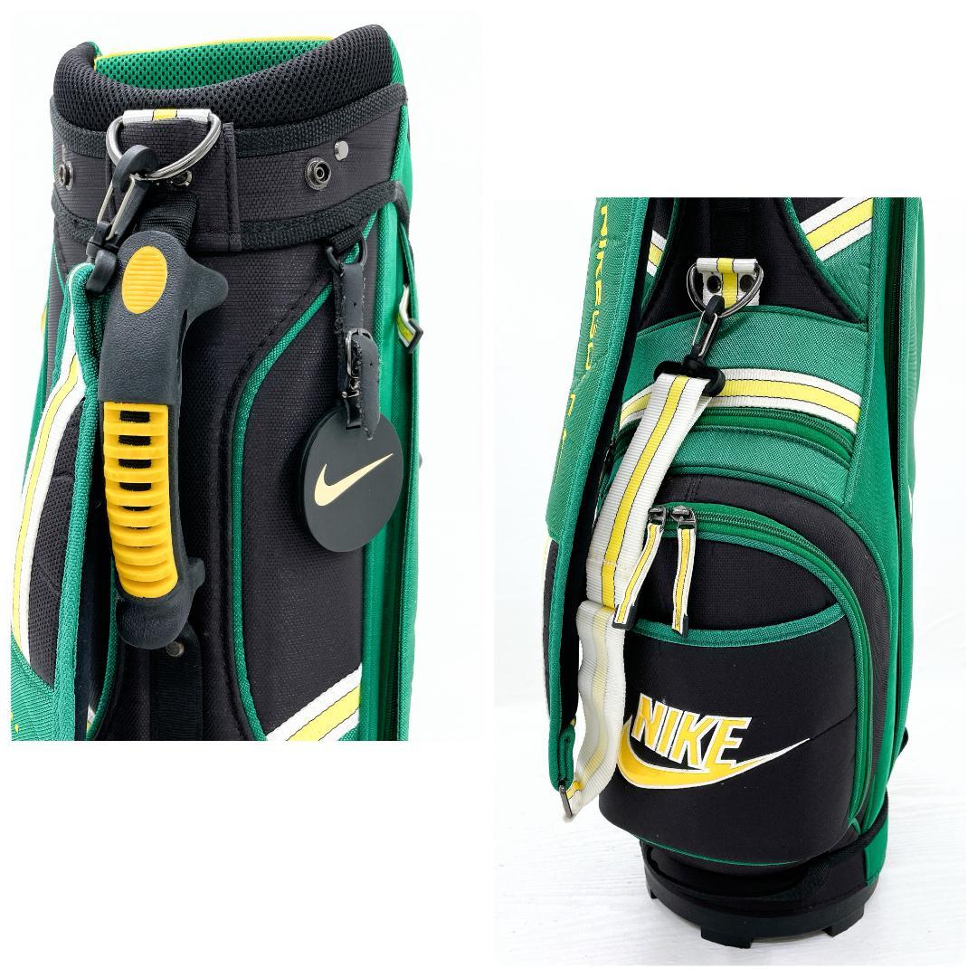 NIKE ナイキ キャディバッグ ゴルフバッグ 9.5型 カート式 緑 グリーン