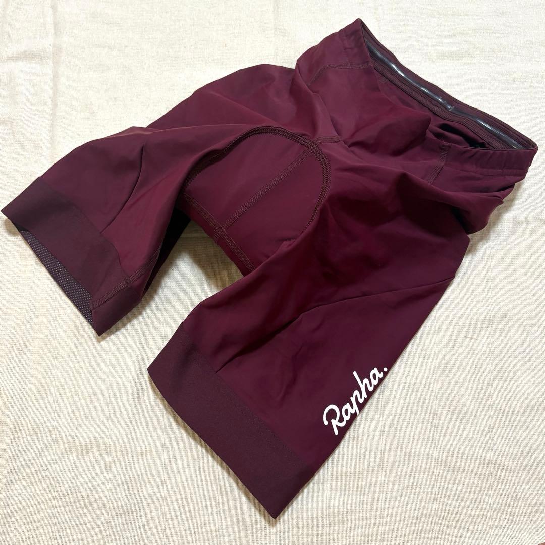 Rapha パット付サイクルパンツ　ワインレッド