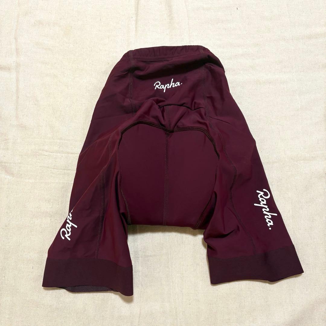 Rapha パット付サイクルパンツ　ワインレッド