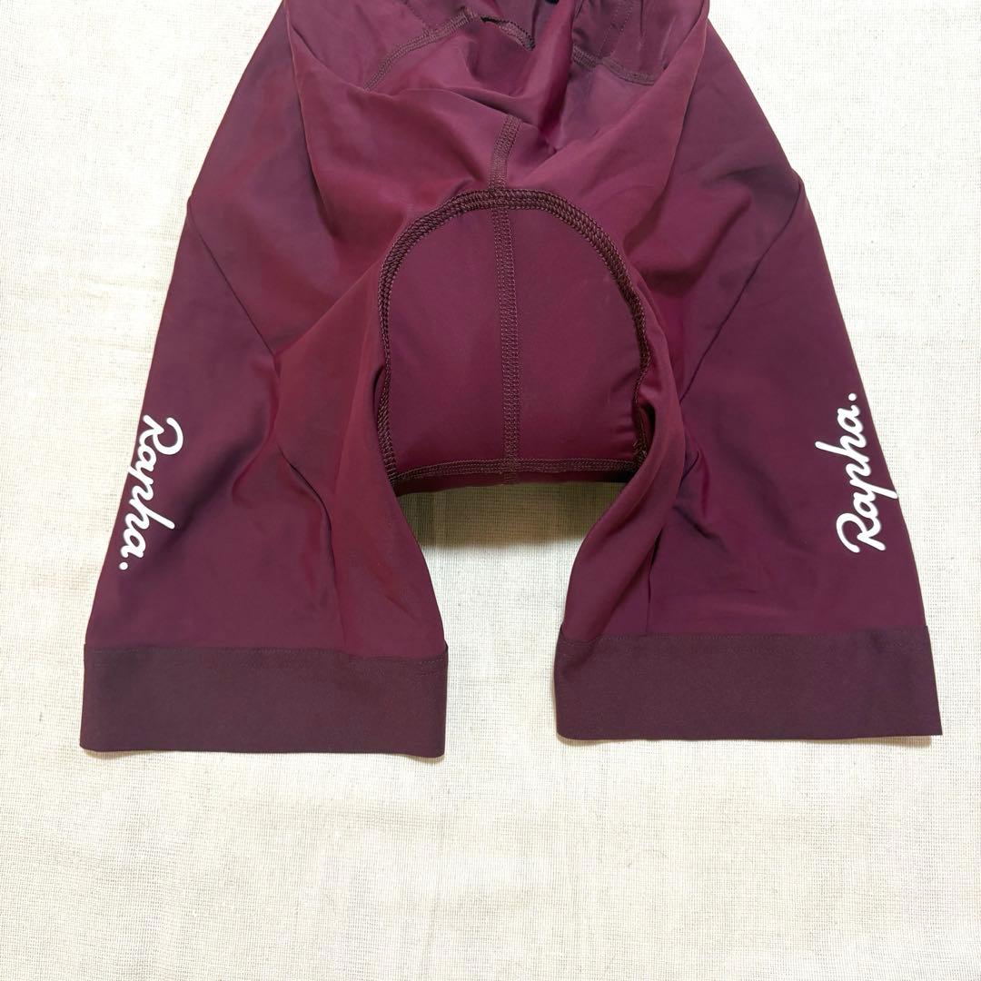 Rapha パット付サイクルパンツ　ワインレッド