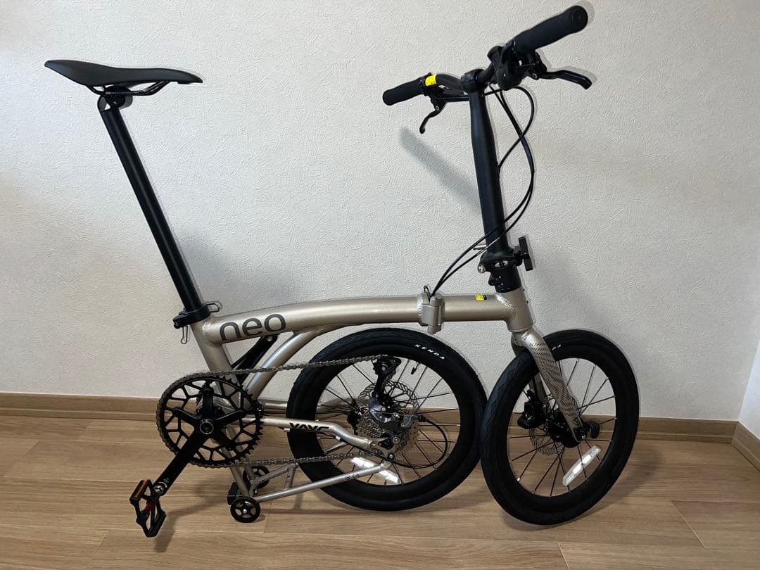競速アルミ合金 Brompton同系 16インチ 折りたたみ自転車