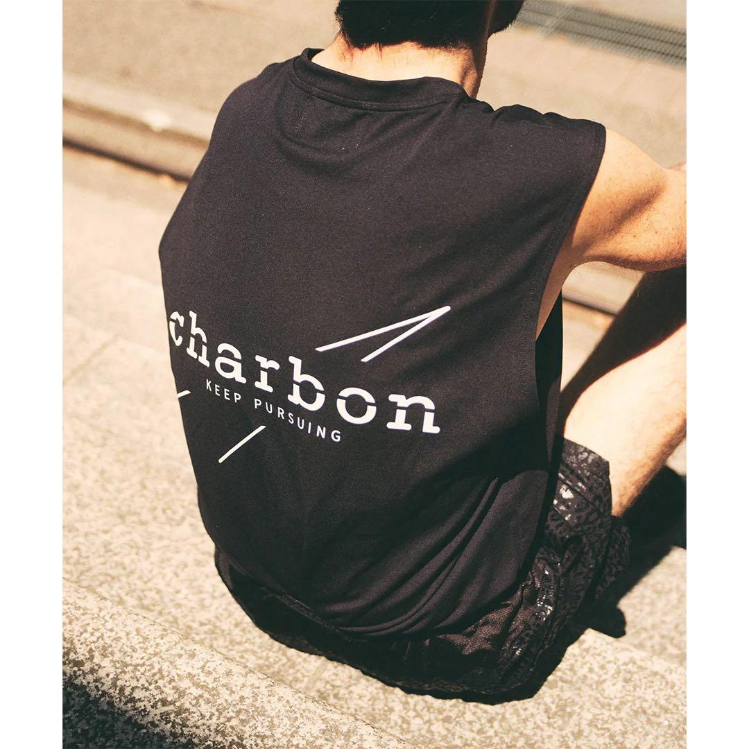 ウォーキング・ランニングウェア charbon DRY SMOOTH SLEEVELESS T-SHIRTS