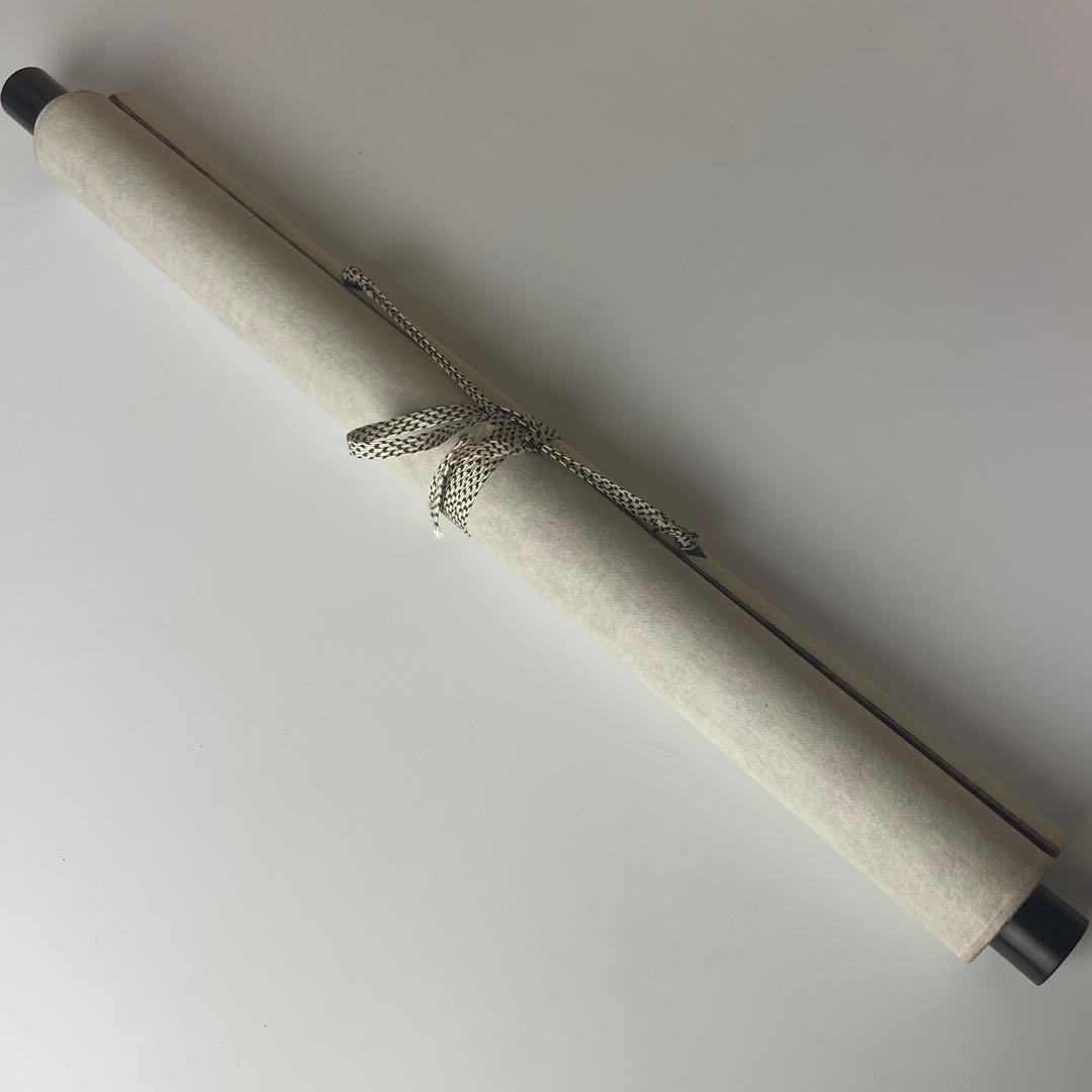 不明 骨董 鍾馗 鬼 図 紙本 掛軸