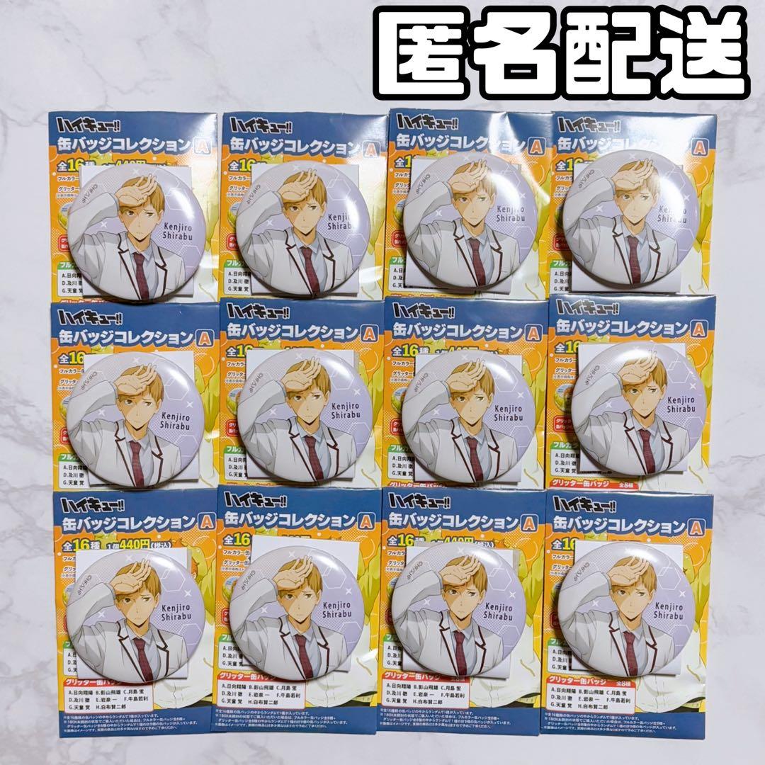 ハイキュー お天気版権 第一弾 フルカラー 缶バッジ 白布賢二郎