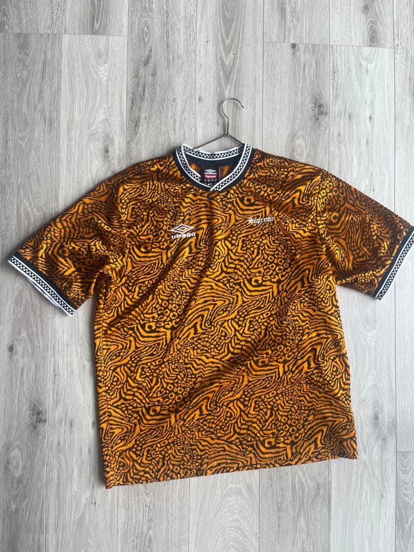 UMBRO Supreme シャツ M オレンジ・ブラウン