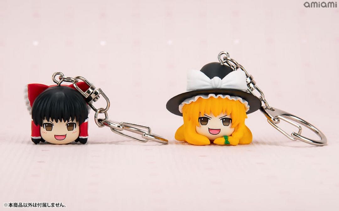 東方Project マスコットキーホルダー ゆっくり霊夢 ゆっくり魔理沙 セット