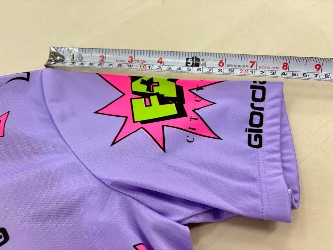 369【新品】Giordana　デザインジャージ　半袖サイクルジャージ　L