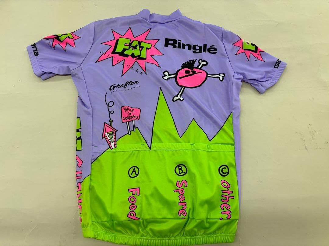 369【新品】Giordana　デザインジャージ　半袖サイクルジャージ　L