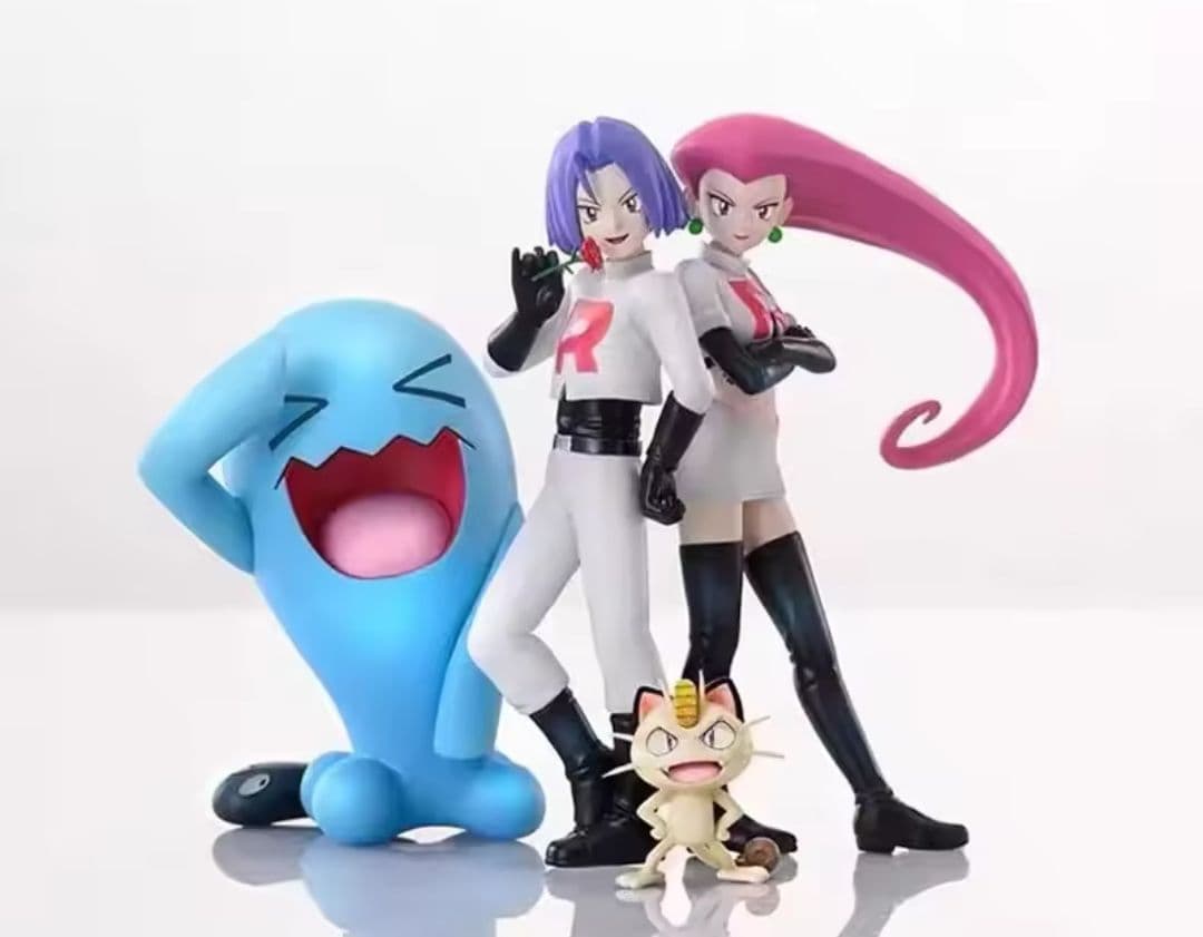 ポケモン　ロケット団　ムサシ　コジロウ　ニャース　ソーナンス　フィギュア