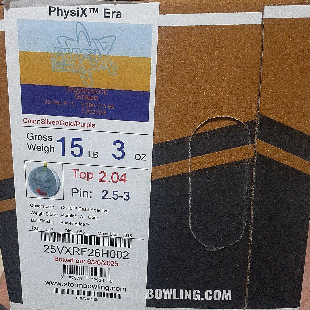 【ストーム社】 PHYSIX ERA ボウリングボール