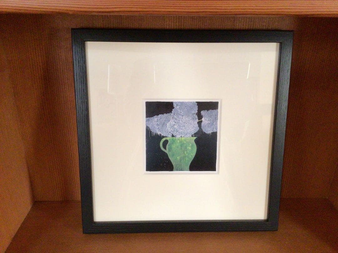 ⭕️⭕️無印良品ドナルドサルタンhydrangea in a green pot⭕️⭕️