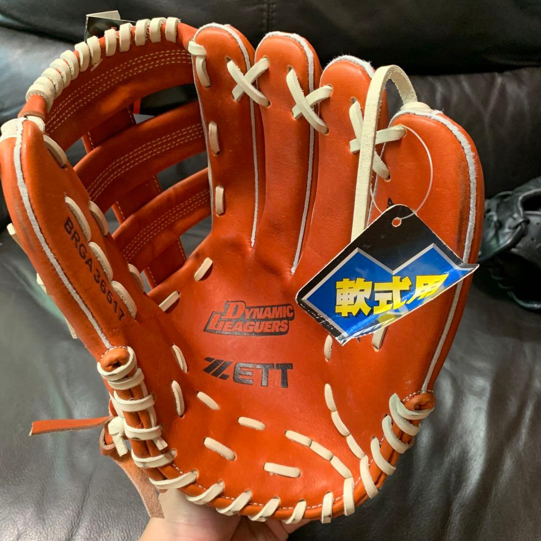 ZETT DYNAMIC LEAGUERS 軟式グローブ 右投げ用　赤星モデル