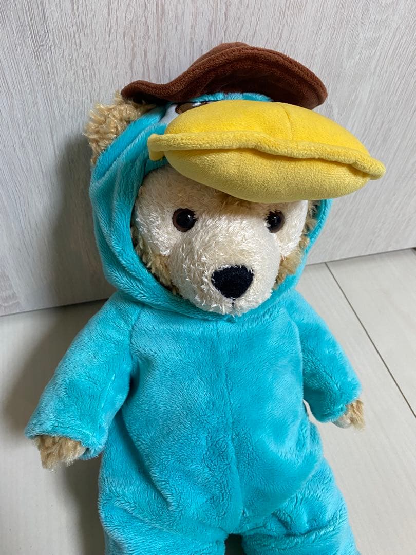 希少 ダッフィー カモノハシペリー ぬいぐるみ ディズニー 限定品 コスチューム