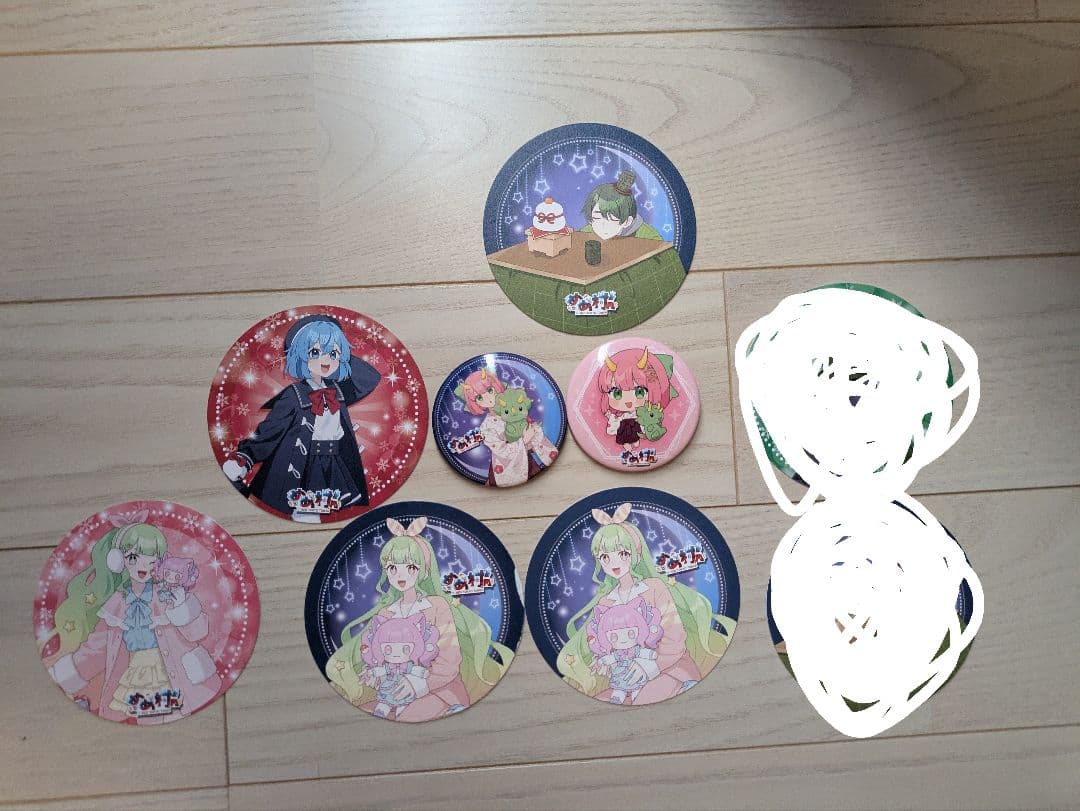 めめ村コースター＆缶バッジ