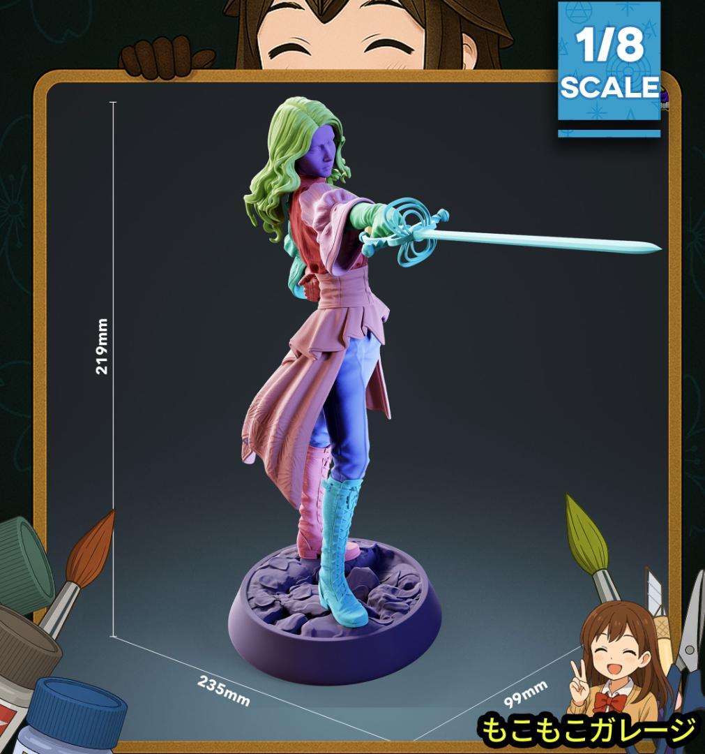 マエル 1/8 エクスペディション33 ガレージキット 未塗装 フィギュア