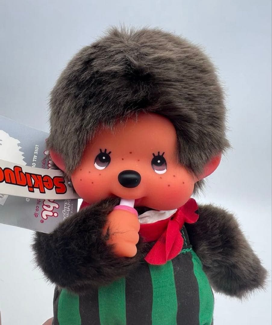 激レア！タグ付き！monchhichi モンチッチ スイカ　すいか　フルーツ