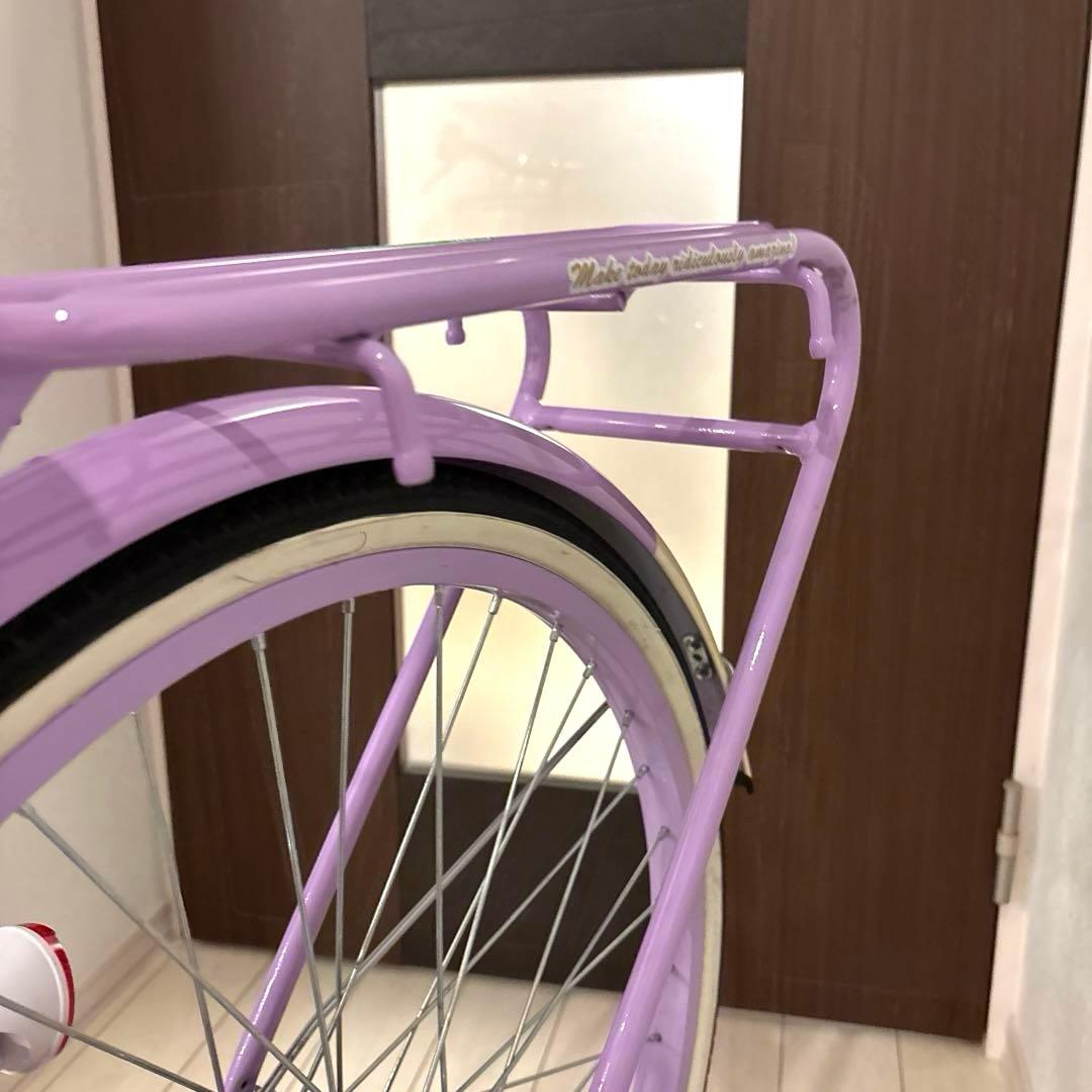 かなです。アサヒサイクル　バスケットかご付き自転車　プリンピング　22