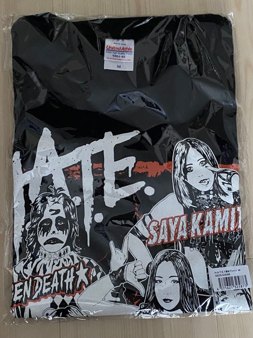 H.A.T.E.壱周年Tシャツ　スターダム　STARDOM /Ｍサイズ